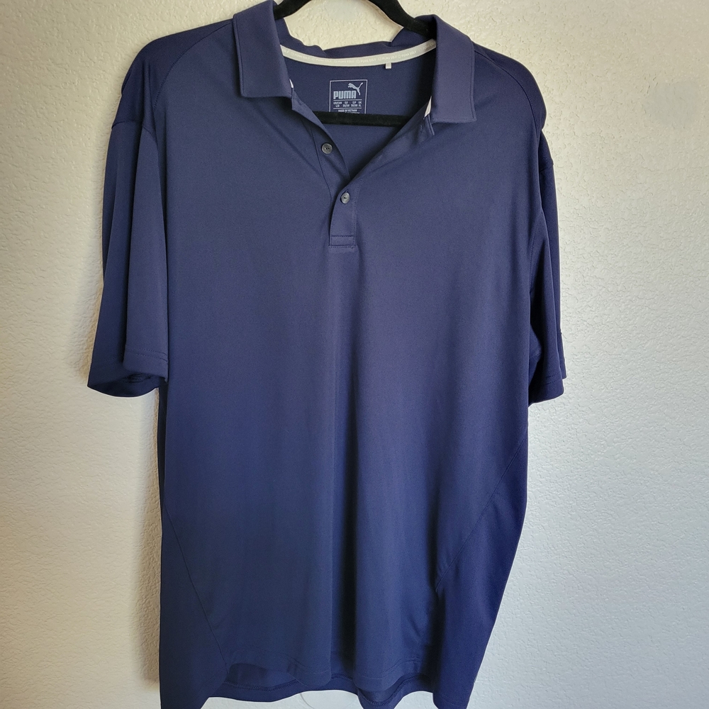 Puma Men's Navy Polo Shirt